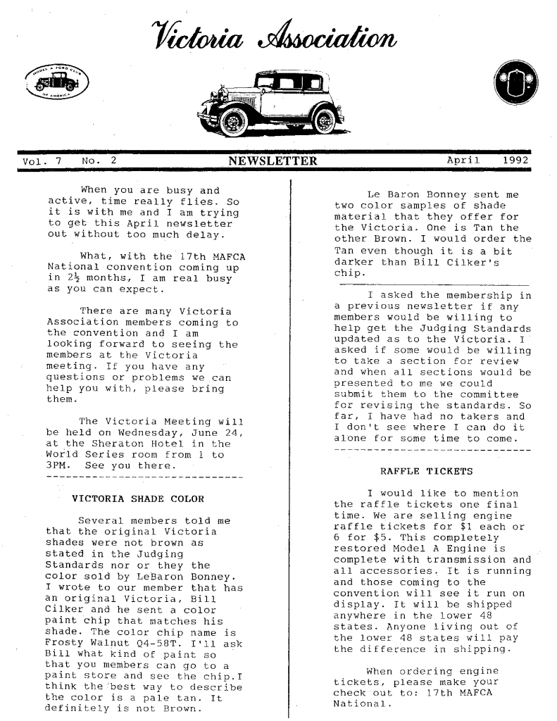 April, 1992